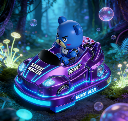 Kids Remote Control Bumper Car, Battle Go Kart with Sound Light Music, Parent-Child Competitive Interactive Toy, Perfect Gift for Boys