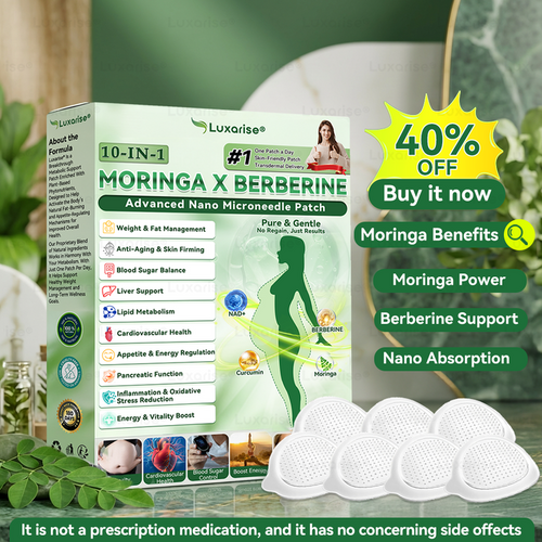 𝑶𝒇𝒇𝒊𝒄𝒊𝒂𝒍 𝑺𝒕𝒐𝒓𝒆✅𝑳𝒖𝒙𝒂𝒓𝒊𝒔𝒆® Moringa Berberine × NAD⁺ 10-in-1 Nano Microneedle Patch