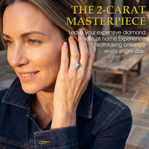 🔥Limited Time 90% OFF-The 2-Carat Masterpiece Lab-Grown Diamond Ring 💎
