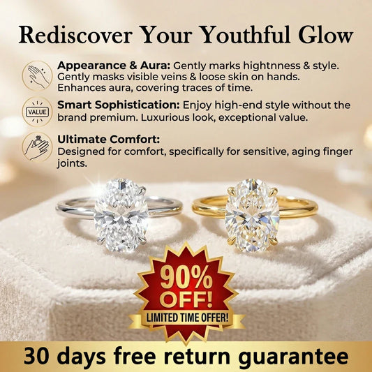 🔥 90% OFF TODAY: 5-Carat "Hand-Lift" Oval Sparkler — Stop Saving Your Radiance for "Someday" and Wear the Luxury You Deserve Every Day 💖