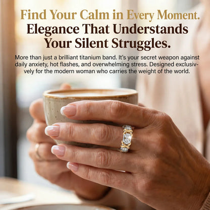 🔥 90% OFF TODAY: The Serenity X-Cross Band | Comfort-Fit Mindfulness Ring