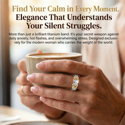 🔥 90% OFF TODAY: The Serenity X-Cross Band | Comfort-Fit Mindfulness Ring